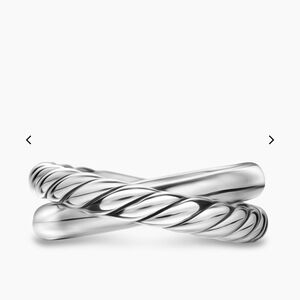 David Yurman Silver Braided Ring